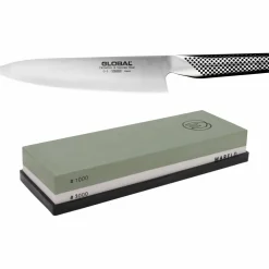 G-2 Kockkniv 20cm + Mareld slipsten 1000/3000 Grit