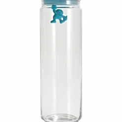 Glasburk med Lock Svart 200 cl
