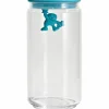 Glasburk med Lock Svart 140 cl