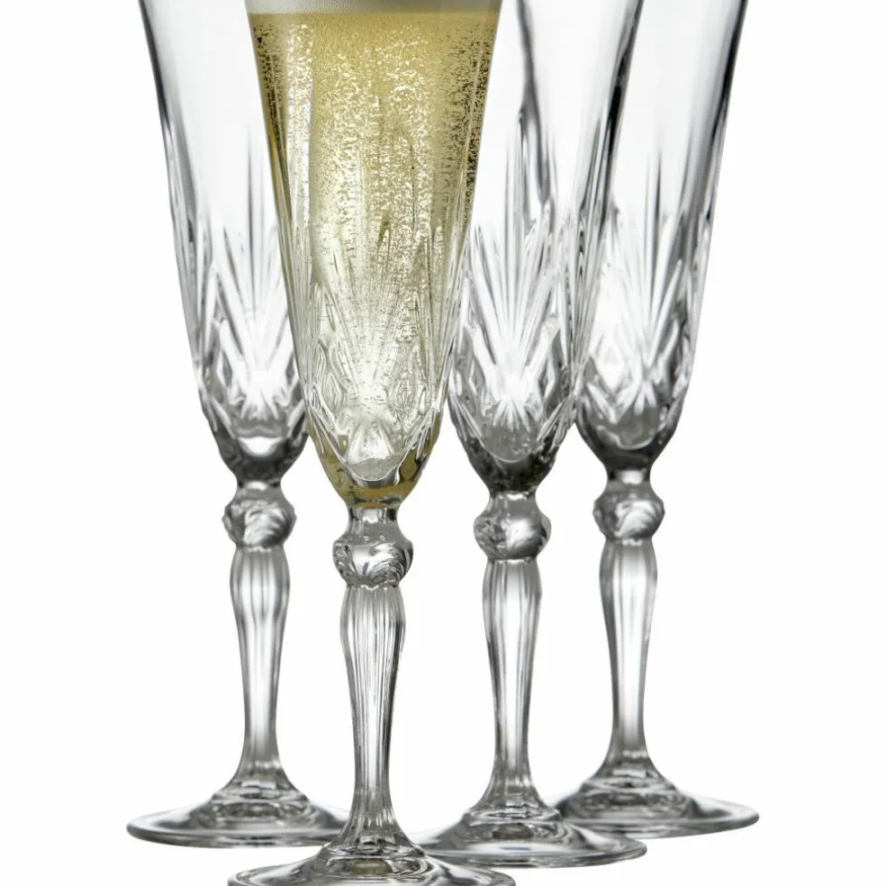 Glas Champagne Melodia 16 cl 4 st