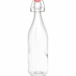 Glasflaska med patentlock 1 liter