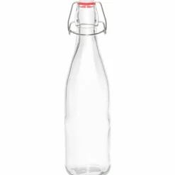 Glasflaska med patentlock 1 liter