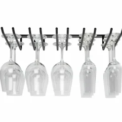 Glashängare till tak 15 glas, svart