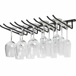 Glashängare till vägg 20 glas svart