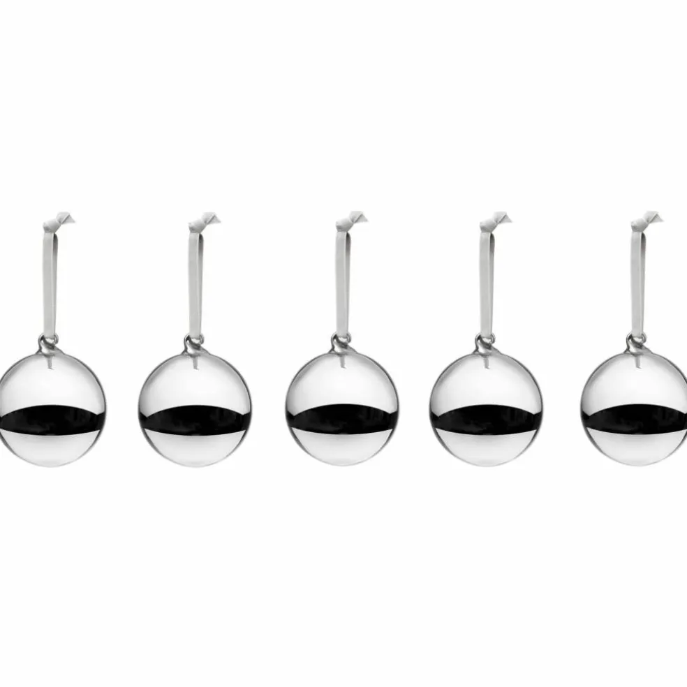 Glaskula 80 mm 5-pack, spegelblank finish