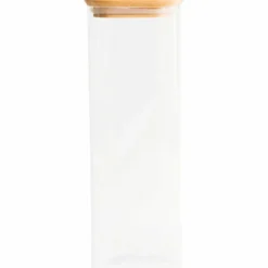 Glaslåda med bambulock 800 ml