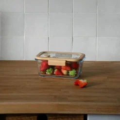Glaslåda med vakuumlock 1200 ml