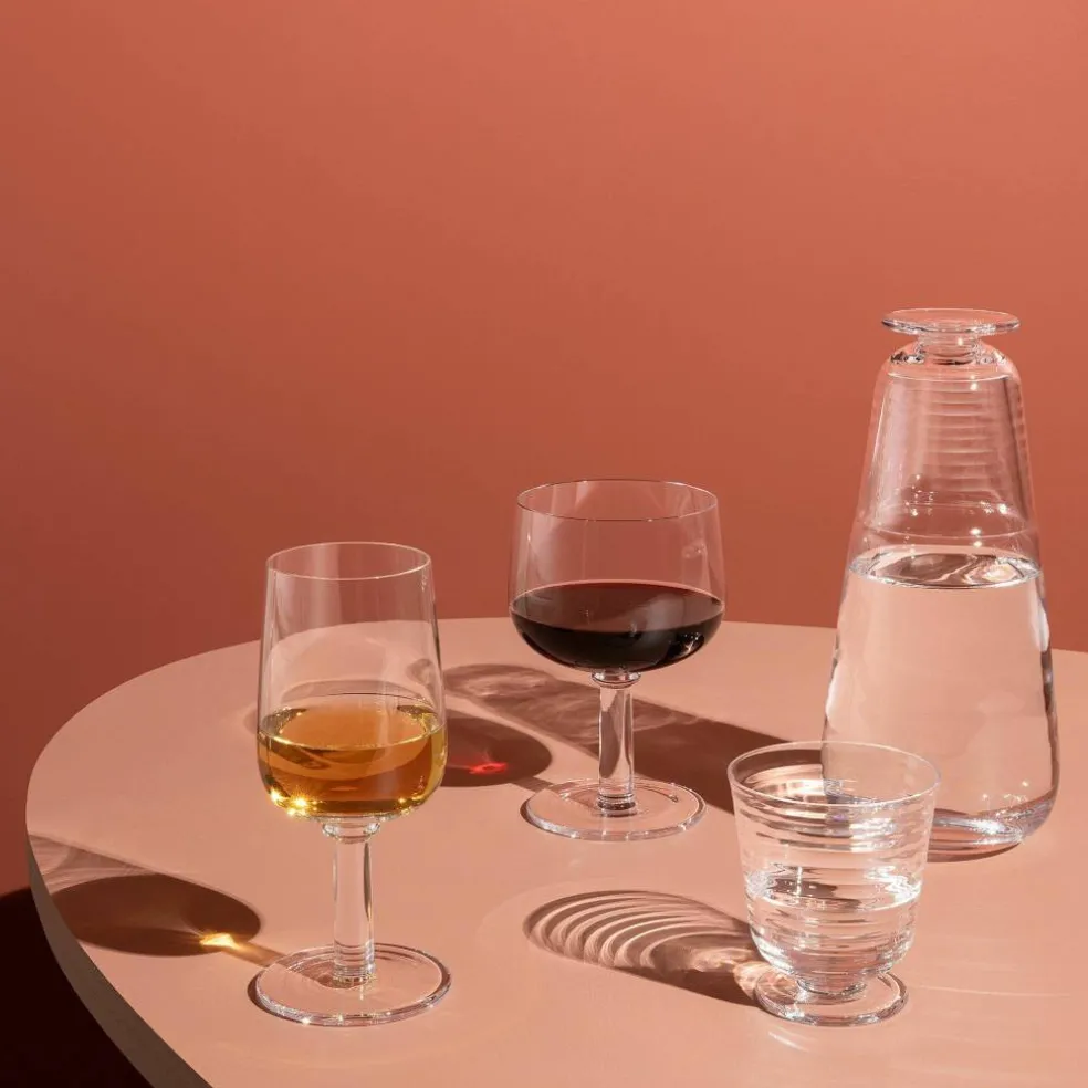 Glas på fot 25 cm.