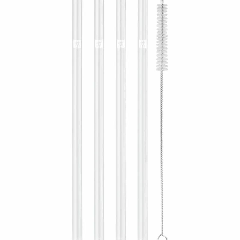 Glassugrör, 23 cm, rak