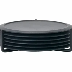 Glasunderlägg Black m hållare