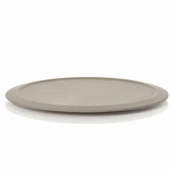 Glasunderlägg + hållare 6 st, taupe