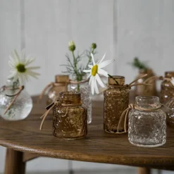 Glasvas mönster 3-pack, klar