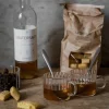 Glögglas räfflat 10 cl
