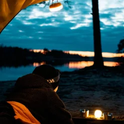 Glow campinglampa, blå