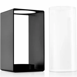 Glow lykta 23,5 cm, svart