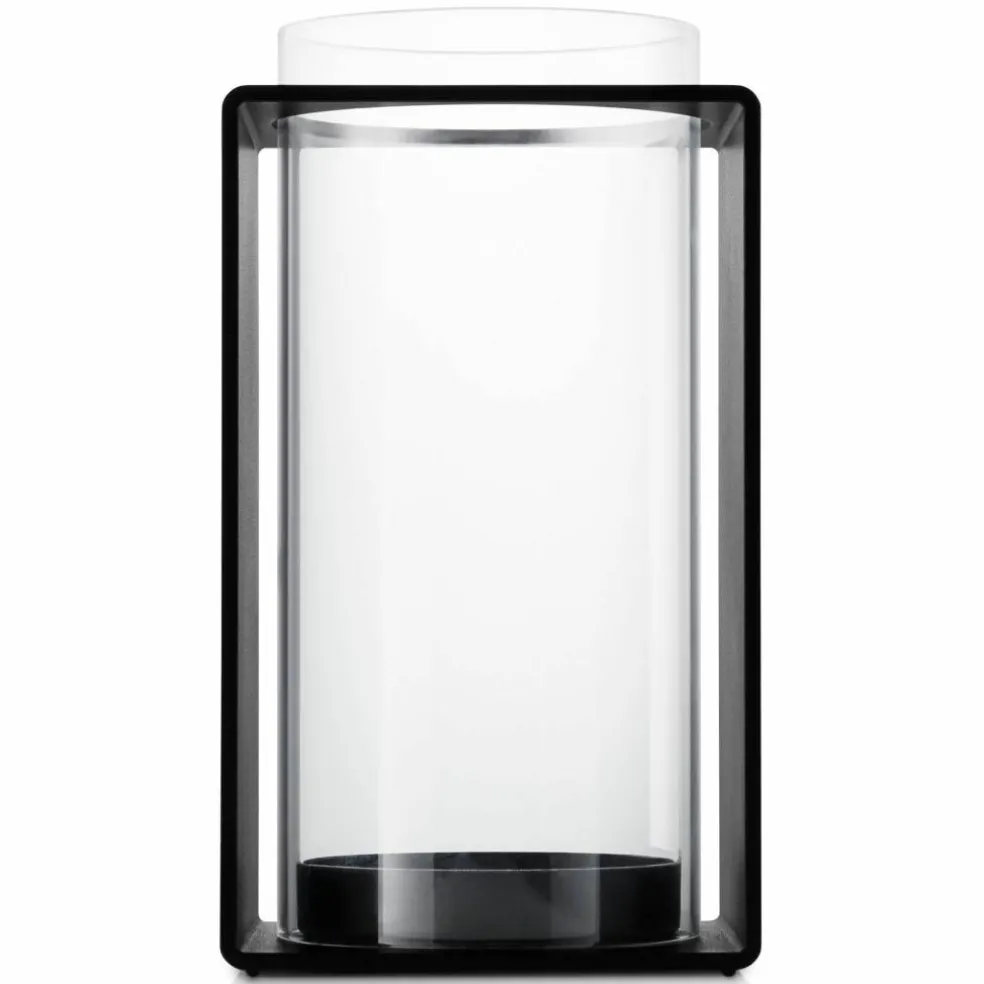 Glow lykta 23,5 cm, svart