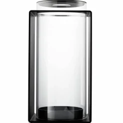 Glow lykta 23,5 cm, svart