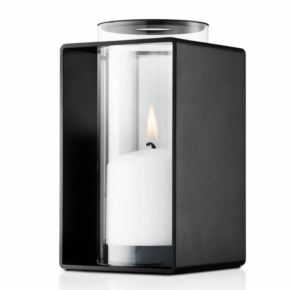 Glow lykta 23,5 cm, svart