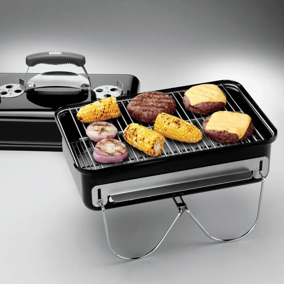 Go-Anywhere Bärbar Brikett-/Kolgrill