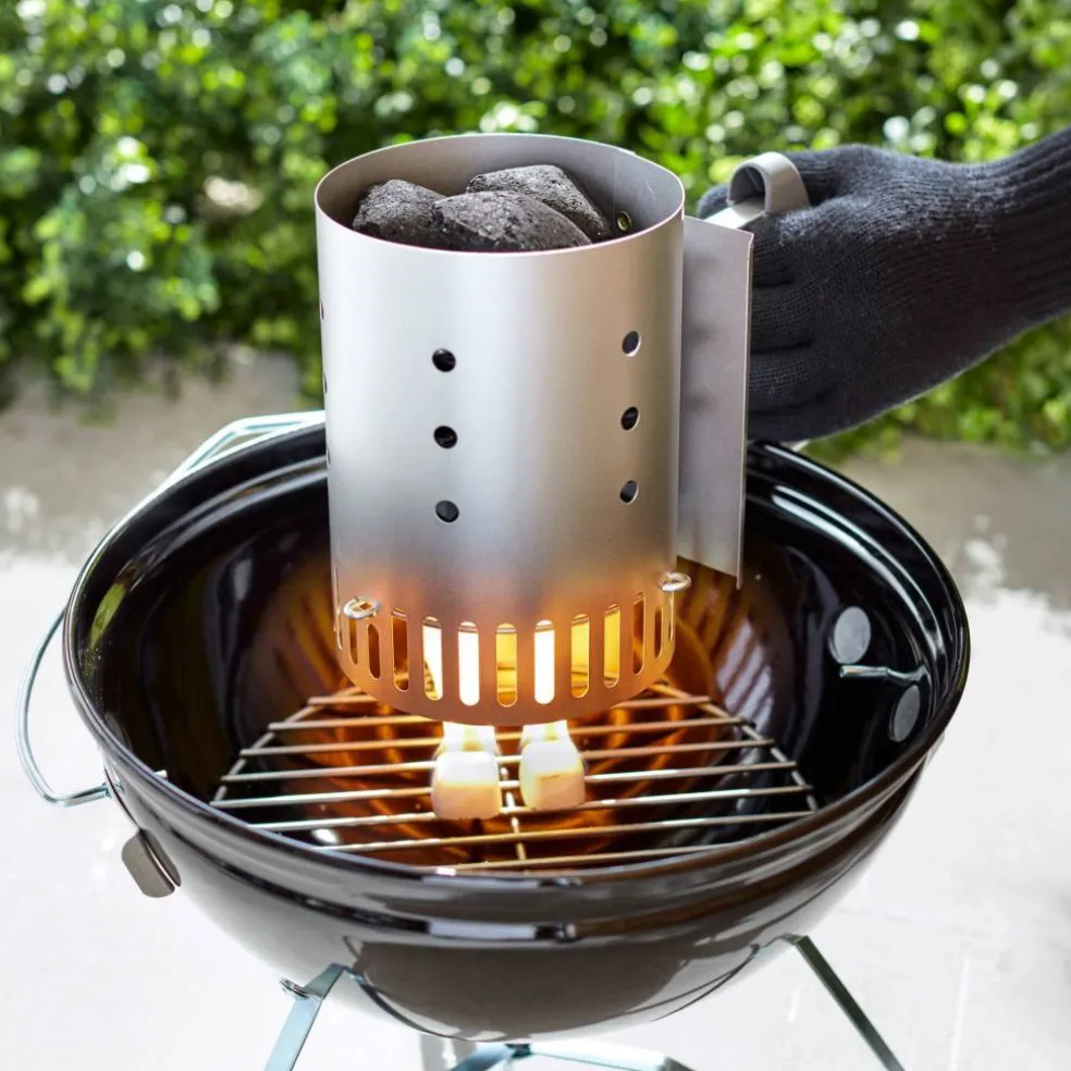 Go-Anywhere Bärbar Brikett-/Kolgrill
