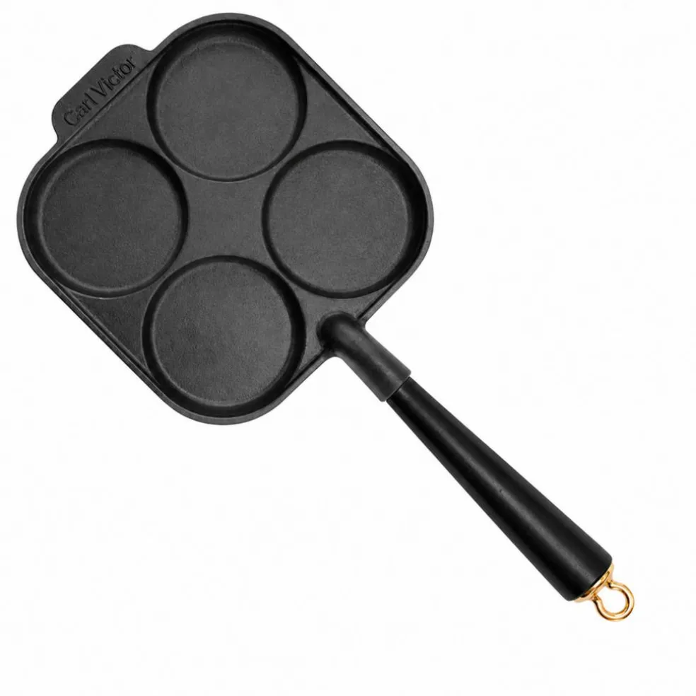 Gold äggpanna, gjutjärn