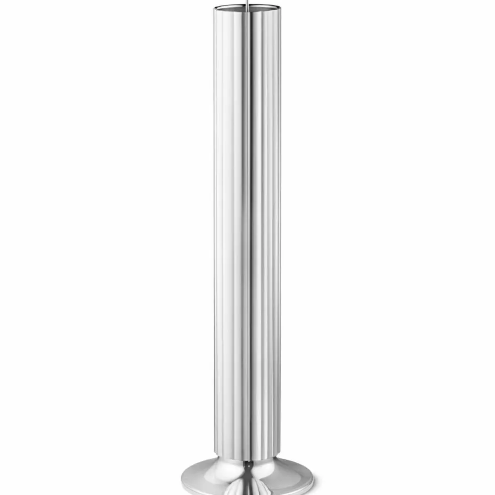 Golvljusstake, rostfritt stål 40cm