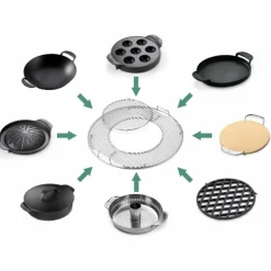 Gourmet BBQ System Grillgaller medcentrumhål - 57 cm