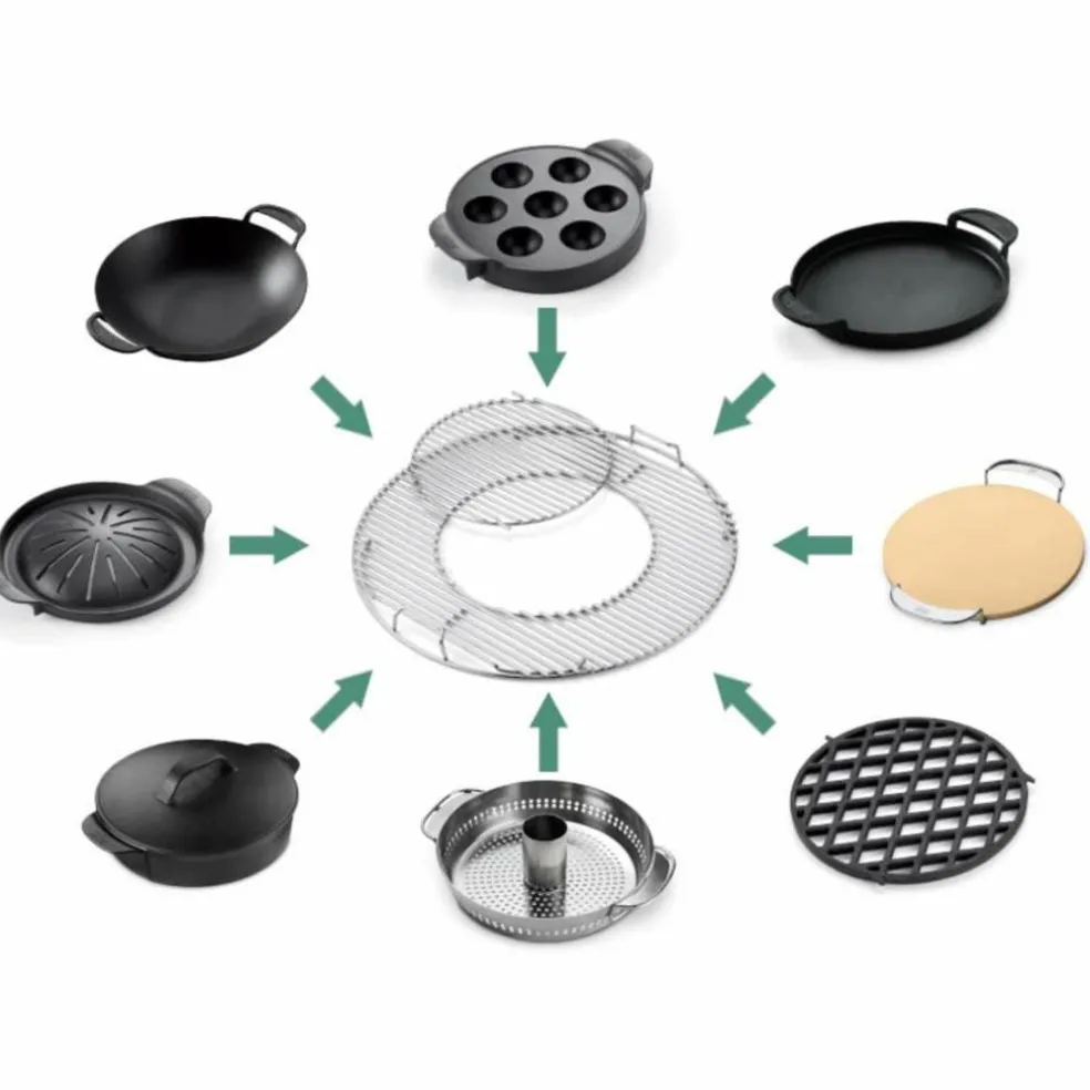 Gourmet BBQ System Grillgaller medcentrumhål - 57 cm