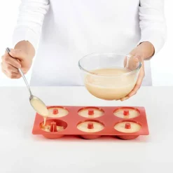 Gourmet Donutform 6 st. Röd