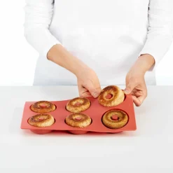 Gourmet Donutform 6 st. Röd