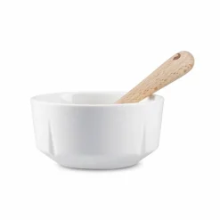 Grand Cru snackskål med sked 9 cm, vit