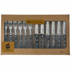 Grillbestick med handtag polywood 12 delar