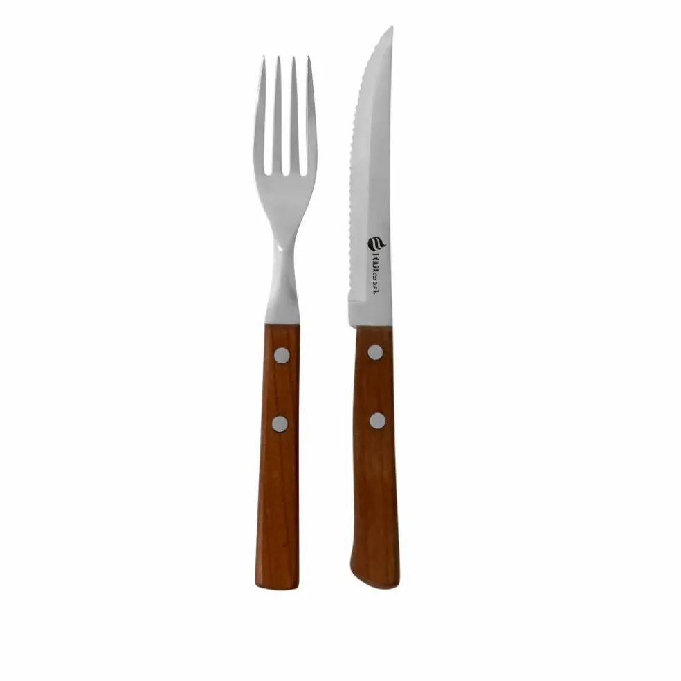 Grillbestick med trähandtag 12 delar