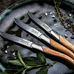Grillknivar 6-pack, ekträ