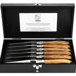Grillknivar 6-pack, olivträ