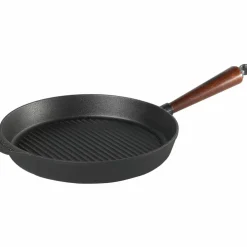 Grillpanna Gjutjärn 28 cm Stålhandtag