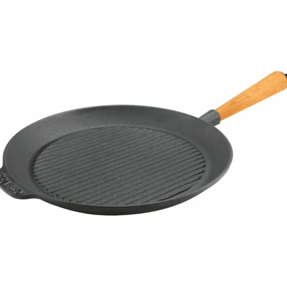 Grillpanna i gjutjärn 28 cm, bok
