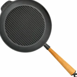 Grillpanna i gjutjärn 28 cm, bok