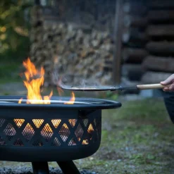 Grillpanna med fällbart handtag