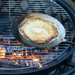 Grillpanna med fällbart handtag