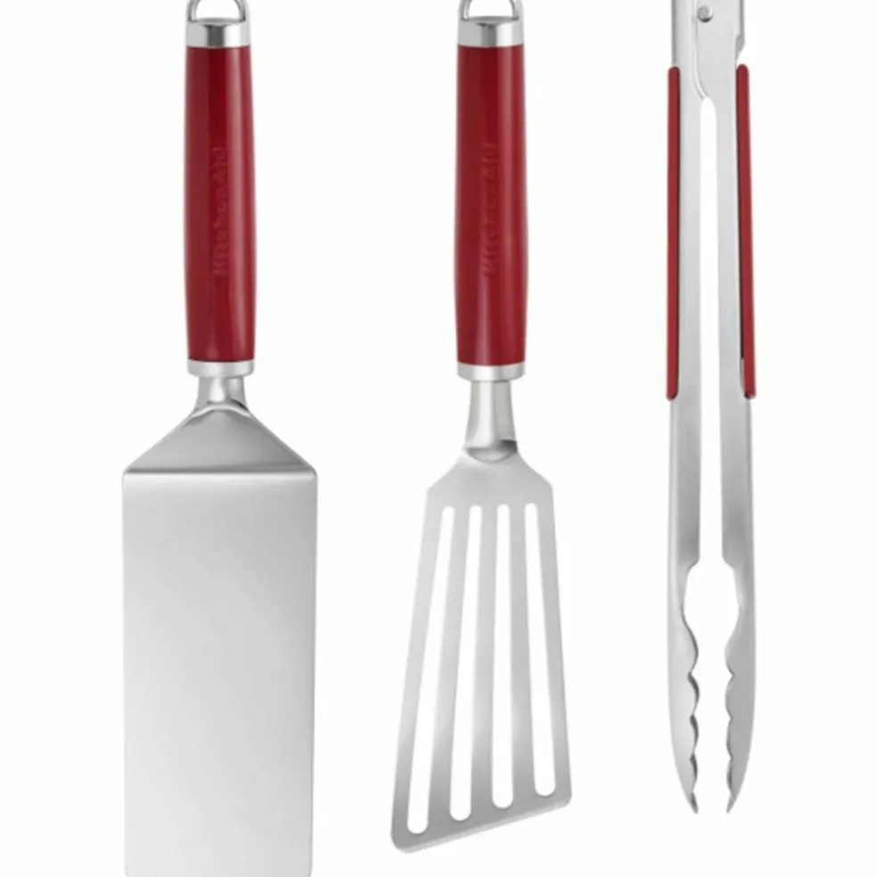 Grillset 3 delar, empire red