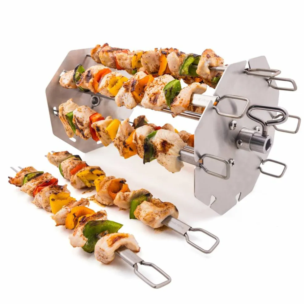 Grillspetthållare till rotisserie