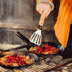 Grillstekspade 24 cm, rostfritt stål/bok
