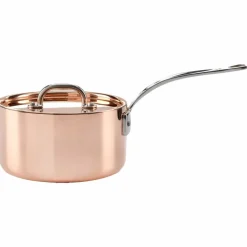 Gryta + lock 3 liter, koppar