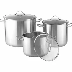 Gryta med glaslock, 10 liter