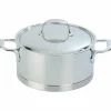 Gryta med lock 24 cm 5,2L