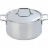 Gryta med lock 22 cm 4L