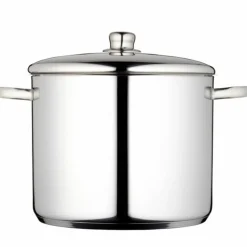 Gryta med lock 5,5 liter, rostfritt stål