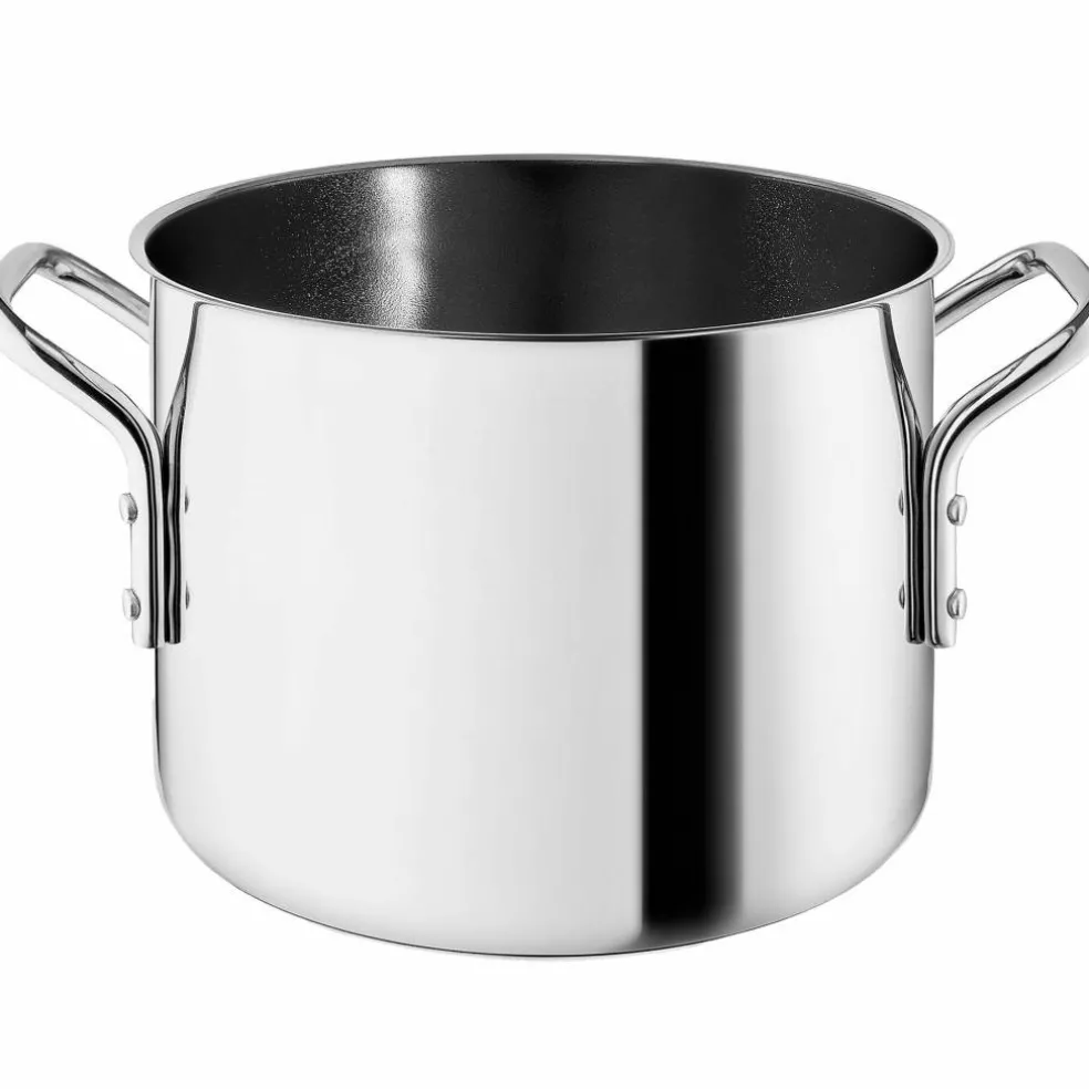 Gryta med Slip-Let®-beläggning 4,8 liter, rostfritt stål