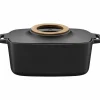 Gryta oval 5 L gjutjärn